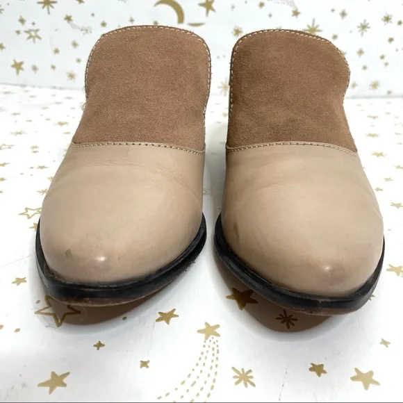 Free People | Brady Blush Pink Leather Suede Loafers Ankle Boots Size 38 - Picture 9 of 15